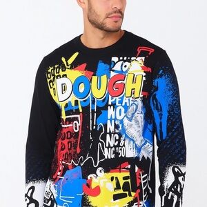 Contender Long Sleeved Men's Streetwear T-Shirt Size 2XL and L